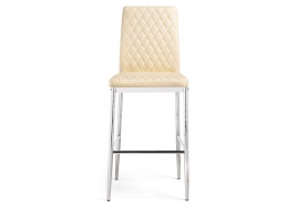 Барный стул Teon beige / chrome фото 2