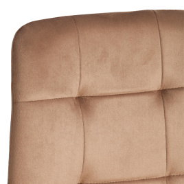 Стул CHILLY (mod. JSC-220) Велюр/металл , 44,5х52,5х88 см, Brown (коричневый) HLR11 / орех фото 5