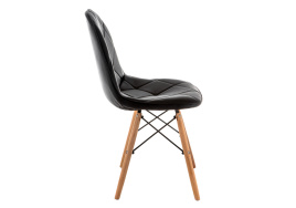 Стул деревянный Kvadro 1 black / wood фото 3