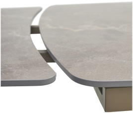 Стол ALATRI 120 MATT LATTE STONE SOLID CERAMIC / TAUPE, ®DISAUR фото 2
