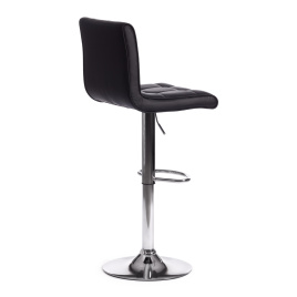 Стул барный BARBER (mod. KY711D) металл/экокожа, 43*50*92-103 см, черный/хром фото 3