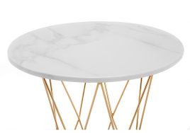 Стол деревянный Melan white / gold фото 3