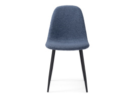 Стул на металлокаркасе Lilu dark blue / black фото 3