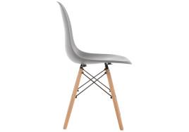 Пластиковый стул Eames PC-015 серый фото 4