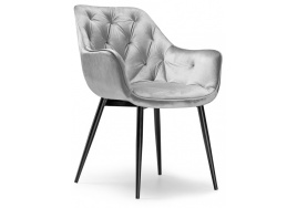 Стул на металлокаркасе Remo light gray фото 1