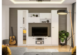 Готовая гостиная Бертелена белое дерево / белое дерево фото 2