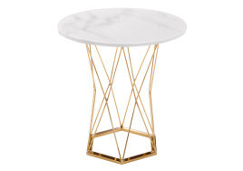 Стол деревянный Melan white / gold фото 1