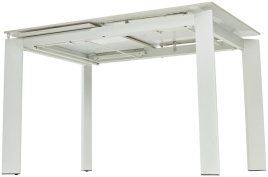 Стол CORNER 120 GLOSS GOLDEN JADE SOLID CERAMIC / WHITE, ®DISAUR фото 4