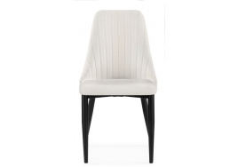 Стул на металлокаркасе Kora white / black фото 3