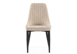 Стул на металлокаркасе Kora black / beige фото 3