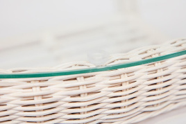 Комплект для отдыха Андреа/Andrea (диван + 2 кресла + журн. столик со стеклом + подушки) белый, ткан фото 4