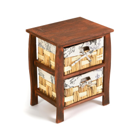 Тумба с 2 ящиками Secret de Maison Bel 2 /Бел 2 (мод. PE-10 ) дерево павловния, МДФ, 39х30х46.5см, к фото 1