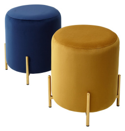 Пуф для гостиной RICE BLUVEL-86 NAVY BLUE / GOLD М-City фото 5
