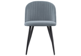 Стул на металлокаркасе Gabi 1 gray / black фото 2