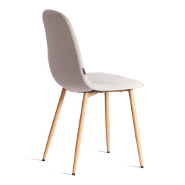 Стул Breeze/Бриз (мод. JSC-58) велюр/металл, 44х53х86см, светло-серый HLR14/натуральный фото 3