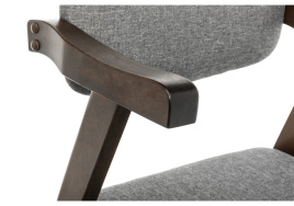 Стул деревянный Fit cappuccino / grey фото 5