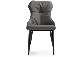 Стул на металлокаркасе Neli gray / black фото 2