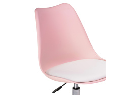 Офисное кресло Kolin pink / white фото 5