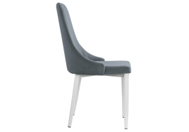 Стул на металлокаркасе Kora white / gray фото 4