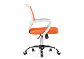 Компьютерное кресло Ergoplus orange  / white фото 4