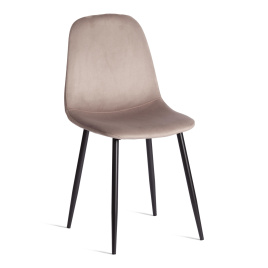 Стул BREEZE (mod. 4724) Велюр/металл , 44 х 53 х 87 см, Coffee (кофейный) HLR9 / черный фото 1