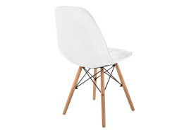 Стул деревянный Kvadro 1 white / wood фото 4