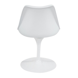 Стул Tulip Fashion Chair/Тулип Фэшн Чаир (мод.109) металл/пластик/, 48х55х81см, белый/красный фото 3