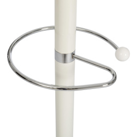 Вешалка Bara/Бара (мод. GH-8606) металл/хром/мрамор, белый/белый, 37х37х175см фото 4