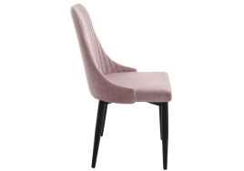 Стул на металлокаркасе Kora light purple / black фото 2