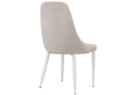 Стул на металлокаркасе Kora white / beige фото 4