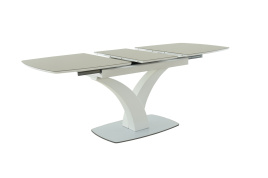 Стол Нотр Дам MODERNE стекло OPTIWHITE 1400(1800)*850, Капучино фото 3
