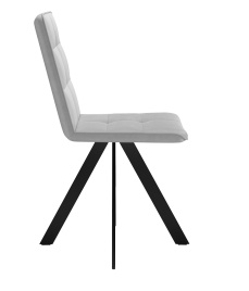 Стул DikLine 230 поворотный B22 GREY, ножки черные фото 2