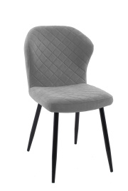 Стул DikLine 239М B22 GREY, ножки черные фото 1