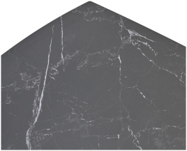 Стол BALDE 120 MATT BLACK MARBLE SOLID CERAMIC / BLACK, ®DISAUR фото 5