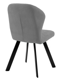 Стул DikLine 339 поворотный B22 GREY, ножки черные фото 3