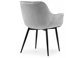 Стул на металлокаркасе Remo light gray фото 5