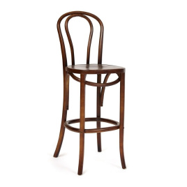 Стул THONET CLASSIC BAR CHAIR (mod.СE6069) дерево вяз, 43*50.5*111, Темный Орех (№5) фото 1