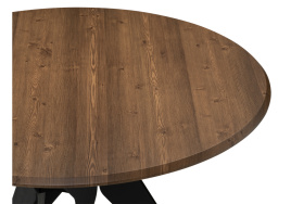 Стол деревянный Рикла 100х76 орех кантри / черный фото 4