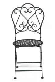 Стул Secret De Maison Love Chair стальной сплав, 43х48х91см, черный фото 2