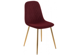 Стул на металлокаркасе Dabl wine red фото 2