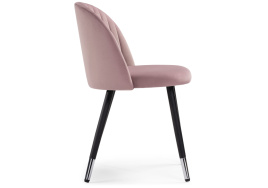 Стул на металлокаркасе Gabi light purple / black фото 3