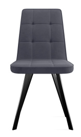 Стул DikLine 207 B28 ANTRACITE, ножки черные фото 2