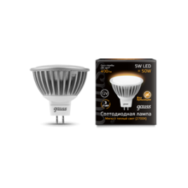 Лампа Gauss LED MR16 GU5.3 5W 12V 2700K (201505105)