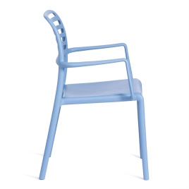 Кресло VALUTTO (mod. 54) пластик, 58 х 57 х 86 см , Pale blue (бледно-голубой) 33780 фото 2