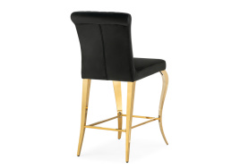 Барный стул Joan black / gold фото 5
