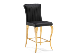 Барный стул Joan black / gold фото 2