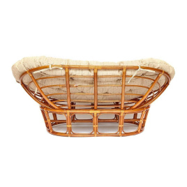 Диван MAMASAN/МАМАСАН 23/02 W /с подушкой/ подушка 182х119 см, 169х102х80 см, Cognac (коньяк), ткань фото 5