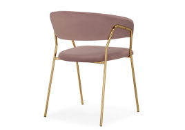 Стул на металлокаркасе Kamelia 1 light purple /gold фото 4