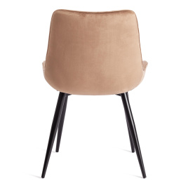 Стул ABRUZZO ( mod. 8060 ) металл/велюр, 54 х 62 х 83 см, коричневый (HLR11)/черный   фото 4