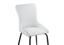 Стул на металлокаркасе Lado white / black фото 5